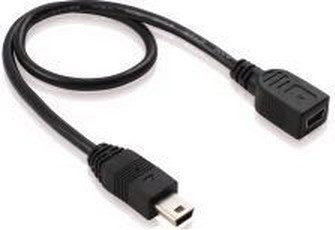Кабель GreenConnect Mini 5pin USB / AF Mini USB 2.0, (0,5m)