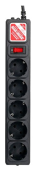 Сетевой фильтр POWERCUBE SPG-B-10-BLACK (3 м) черный черный